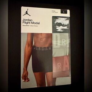 Jordan Flight Modal 3 Pack Boxer Briefs. Mens Lg (red, Gray, Black). NIB